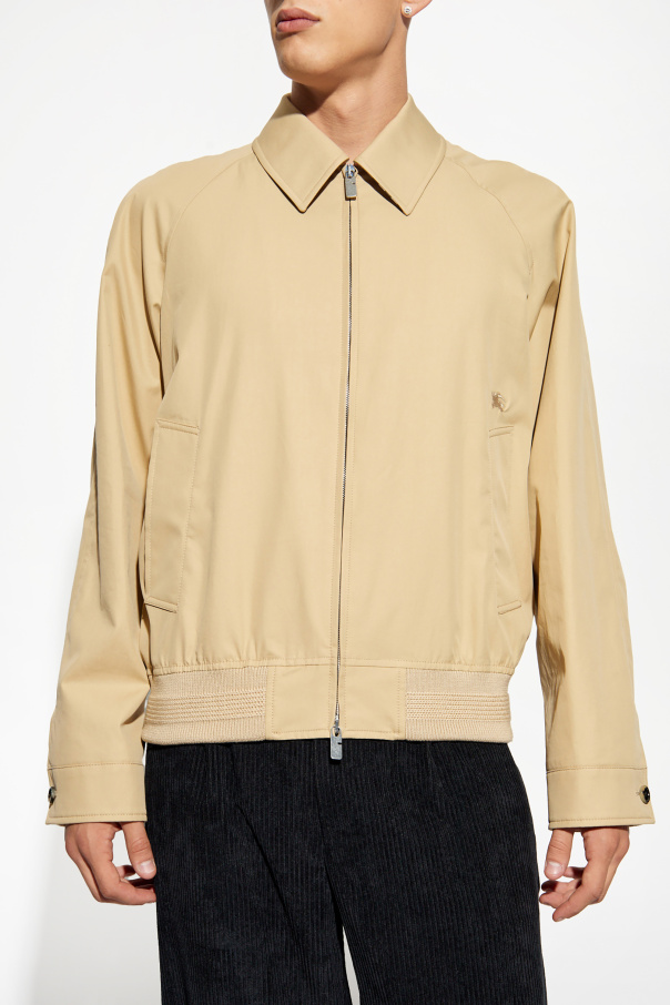 【関税＆送料込み】Burberry Beige Cotton Jacket Burberry Beige Nylon Cotton Jacket Burberry